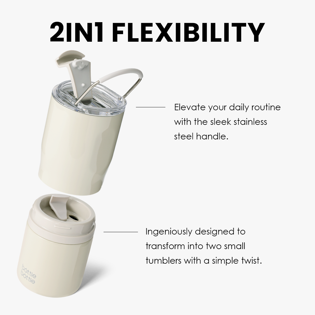 2in1 tumbler white 2