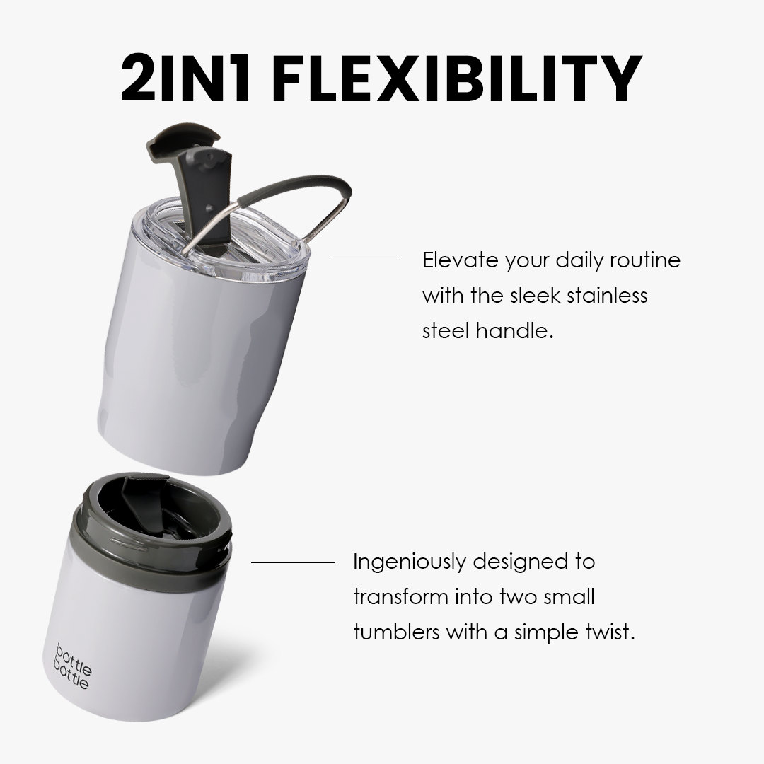 2in1 tumbler gray 2